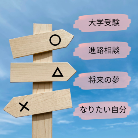 大学受験、進路相談、将来の夢、なりたい自分