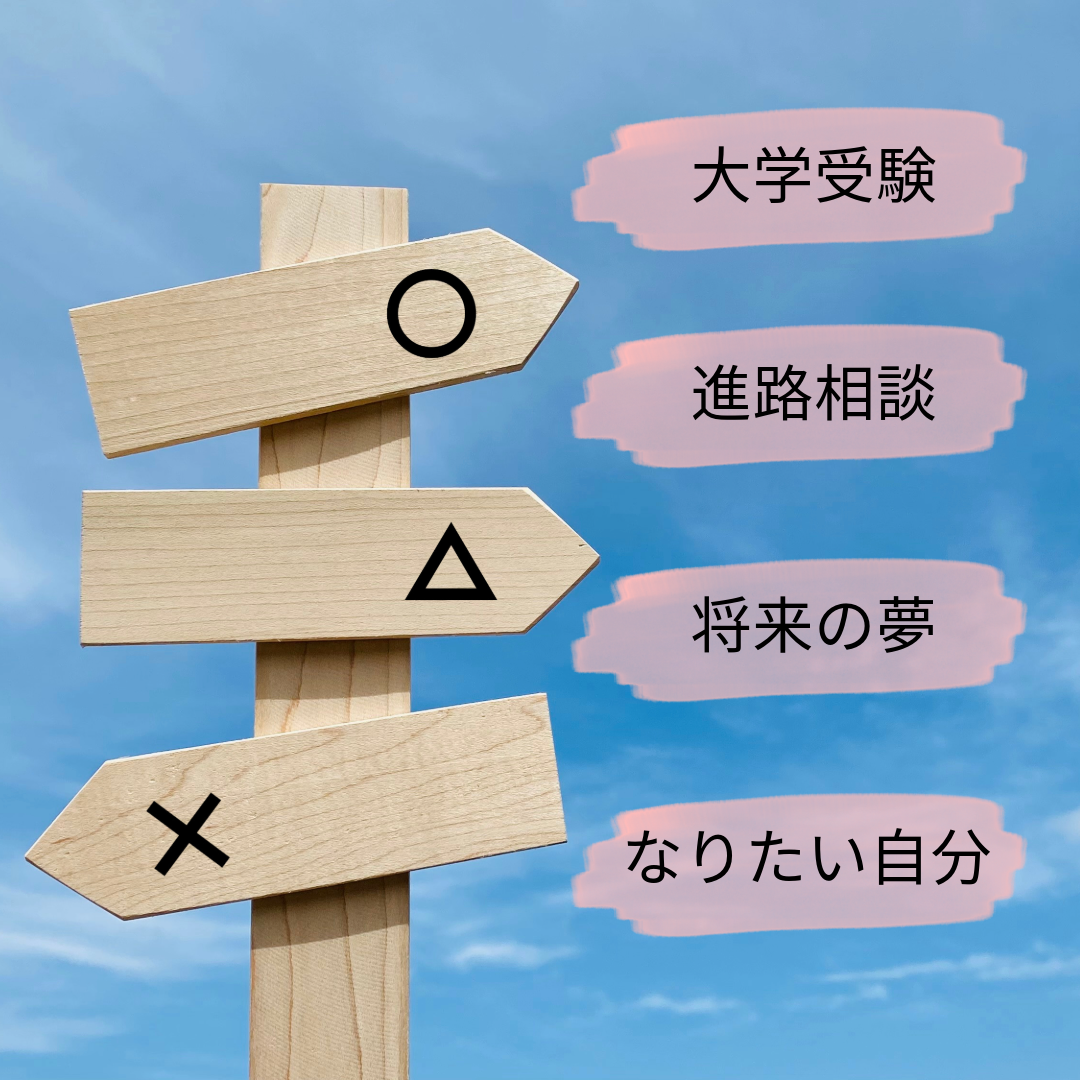 大学受験、進路相談、将来の夢、なりたい自分